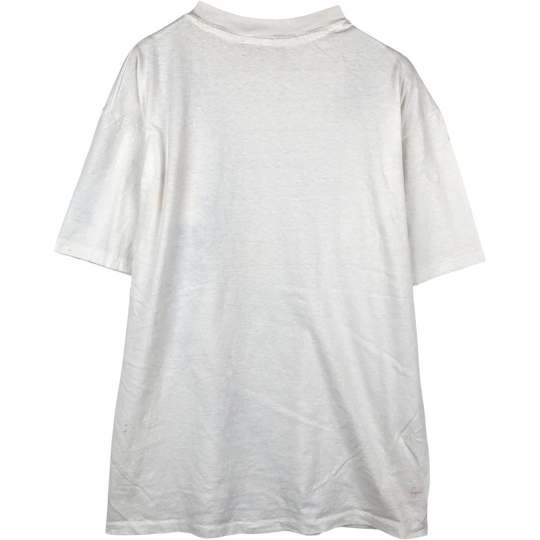 90'S Vintage Art T-Shirt, Men's Size Medium unclear white type Vintage Second Hand