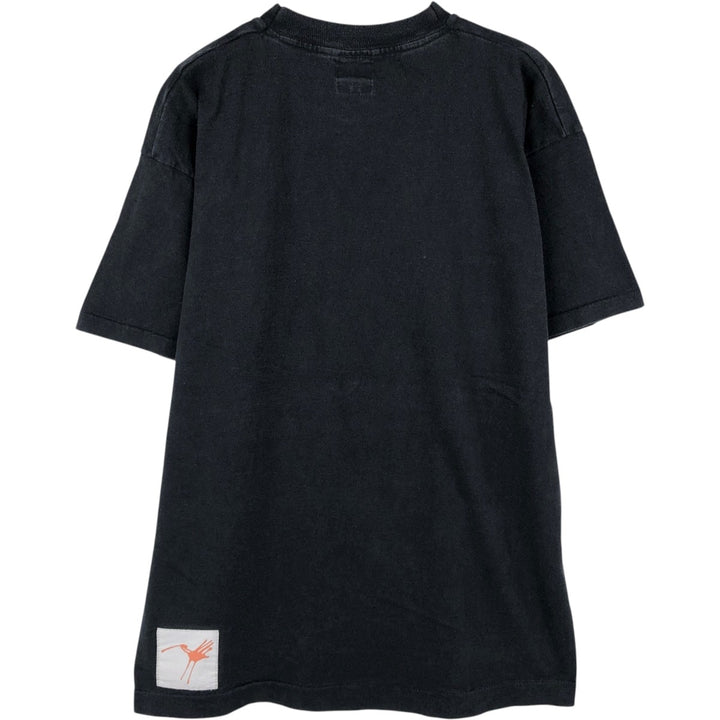 ~90'S HILDE LEHMANN Art T-shirt, Men's Size M (approx.), Vintage unclear black type Vintage Second Hand