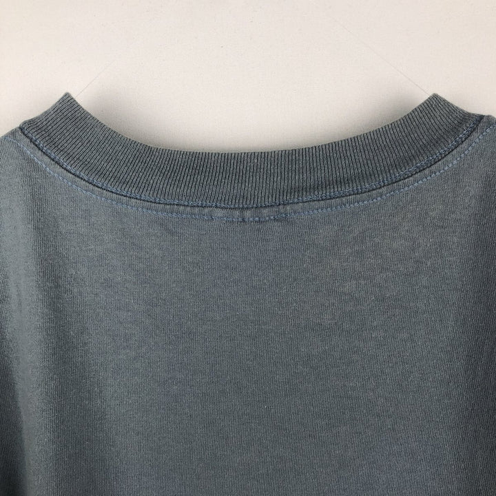 90'S HL Miller TOTAL TEE Cape May Floral Sunflower Art T-Shirt Made in USA Men's XXL equivalent Vintage cotton gray type Vintage Second Hand