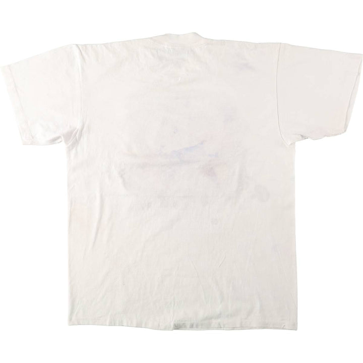 90'S ONEITA POWER-T Printed T-shirt, Men's XL, Vintage cotton white type Vintage Second Hand