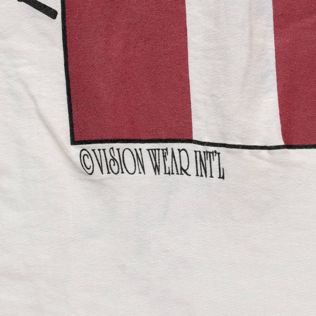 90'S ONEITA POWER-T Printed T-shirt, Men's XL, Vintage cotton white type Vintage Second Hand