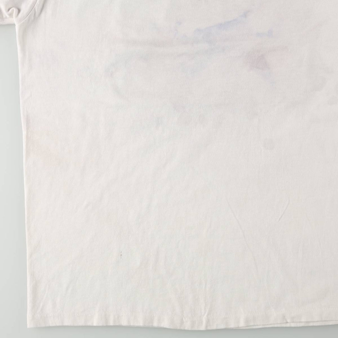 90'S ONEITA POWER-T Printed T-shirt, Men's XL, Vintage cotton white type Vintage Second Hand