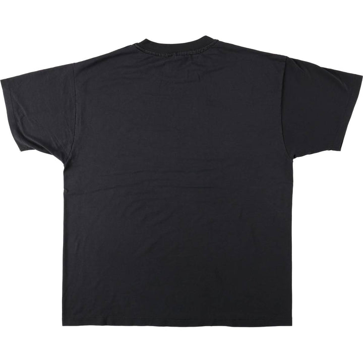 90'S Hanes HEAVYWEIGHT 50 cotton black type Vintage Second Hand