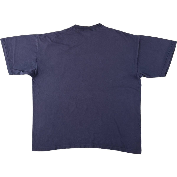 90'S SIGNAL SPORTS Print T-Shirt, Made in USA, Men's XL equivalent, Vintage cotton navy blue type Vintage Second Hand