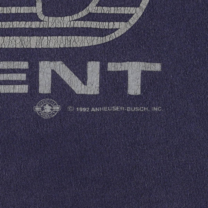 90'S SIGNAL SPORTS Print T-Shirt, Made in USA, Men's XL equivalent, Vintage cotton navy blue type Vintage Second Hand