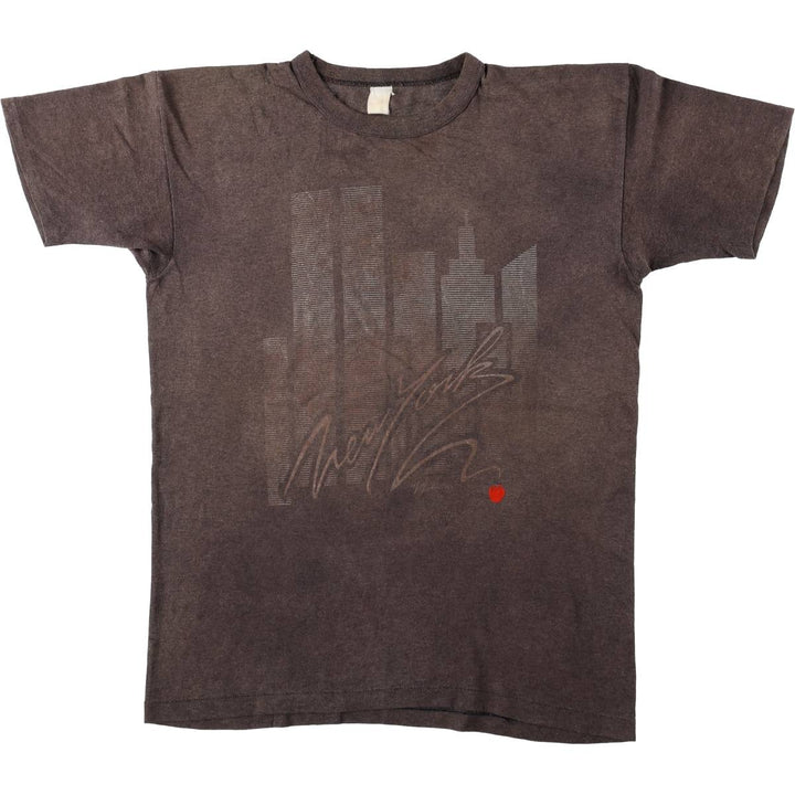 Vintage souvenir T-shirt from the 1990s, equivalent to men's size M. unclear black type Vintage Second Hand