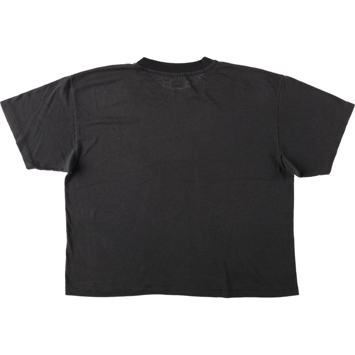 90'S Hanes souvenir t-shirt, men's size XL equivalent, vintage. cotton black type Vintage Second Hand
