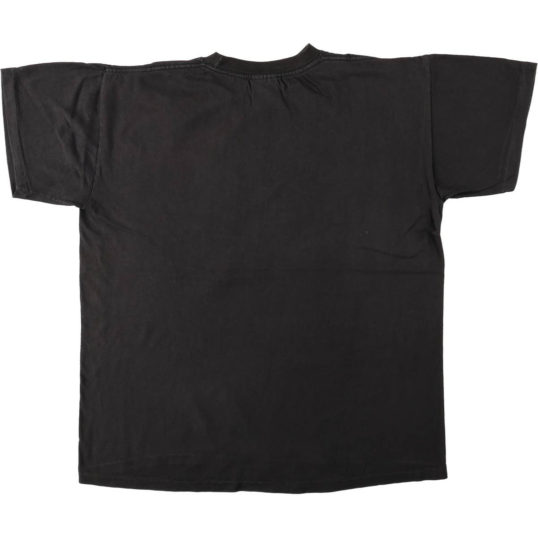90'S Creditee Souvenir T-shirt, Men's Size L (approx.), Vintage cotton black type Vintage Second Hand