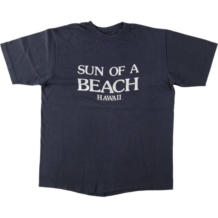 Souvenir T-shirt, Men's Size M (approx.), Vintage unclear navy blue type Vintage Second Hand