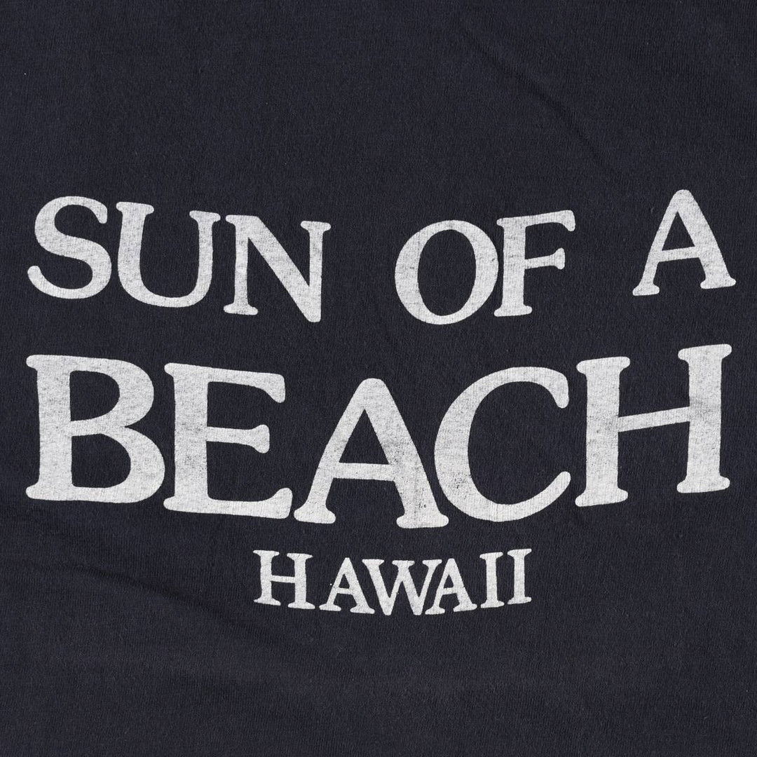 Souvenir T-shirt, Men's Size M (approx.), Vintage unclear navy blue type Vintage Second Hand