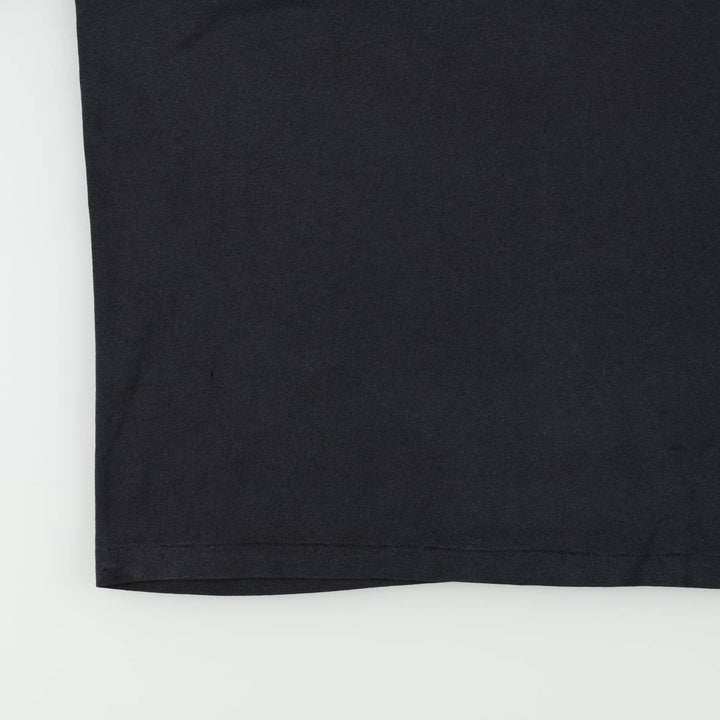 90'S Hanes HEAVYWEIGHT 50 cotton black type Vintage Second Hand