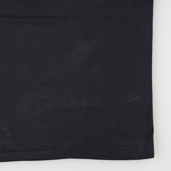 90'S Hanes HEAVYWEIGHT 50 cotton black type Vintage Second Hand