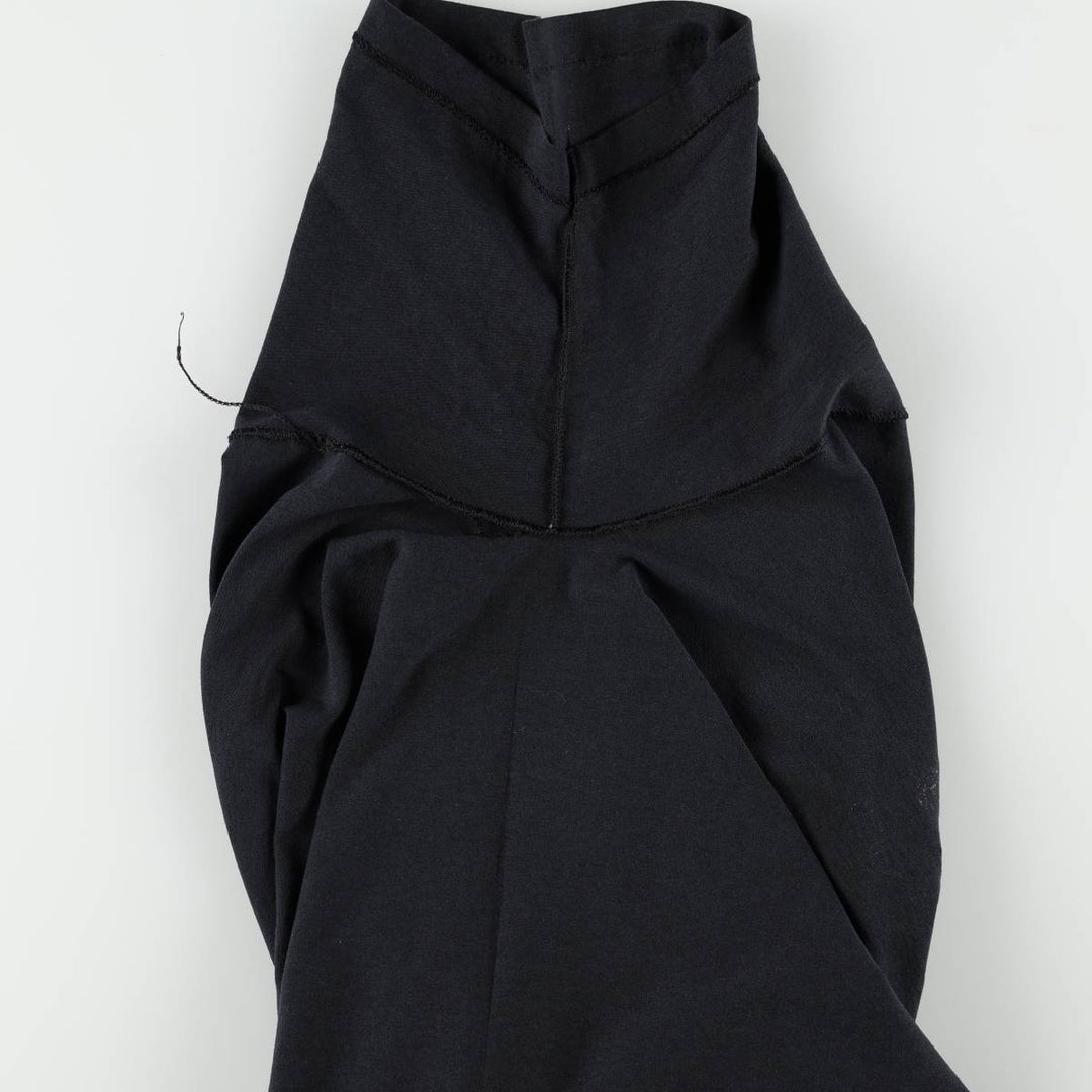 90'S Hanes HEAVYWEIGHT 50 cotton black type Vintage Second Hand