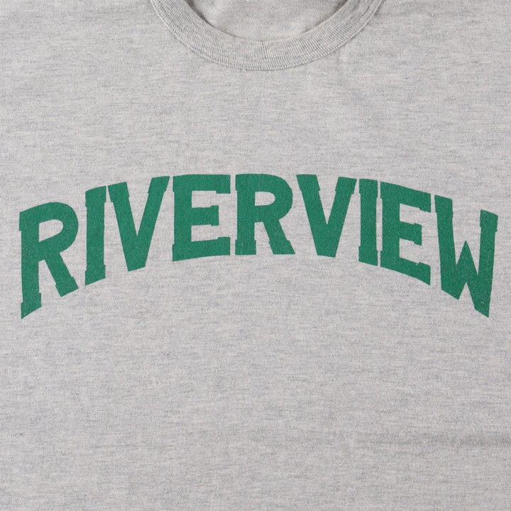 90'S MEDALLION Print T-Shirt, Made in USA, Men's Size L (Equivalent), Vintage cotton pale white type Vintage Second Hand