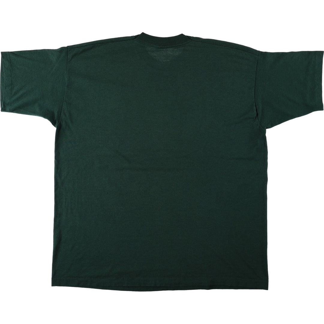 90'S Fruit of the Loom Best Printed T-shirt, Made in USA, Men's XXL, Vintage cotton green type Vintage Second Hand
