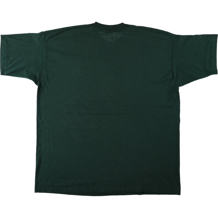 90'S Fruit of the Loom Best Printed T-shirt, Made in USA, Men's XXL, Vintage cotton green type Vintage Second Hand