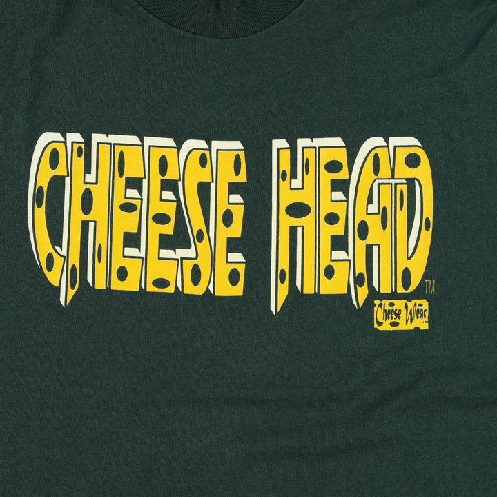 90'S Fruit of the Loom Best Printed T-shirt, Made in USA, Men's XXL, Vintage cotton green type Vintage Second Hand