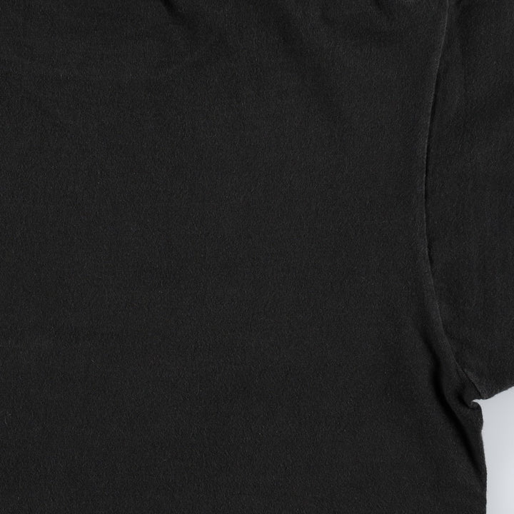 90'S Fruit of the Loom printed T-shirt, made in the USA, men's size L, vintage cotton black type Vintage Second Hand