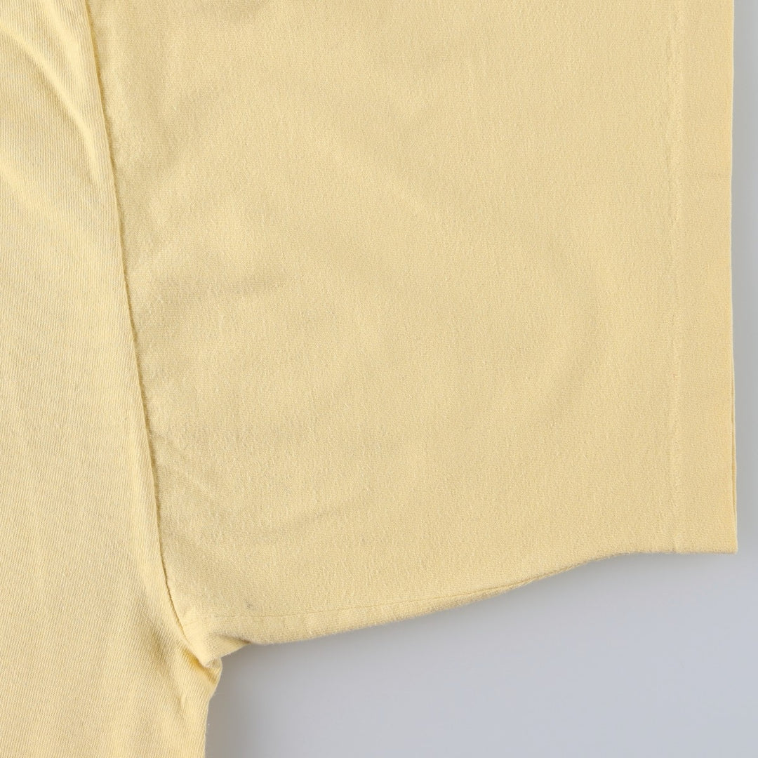80s-90'S FIELD & STREAM Print T-Shirt, Made in USA, Men's XL equivalent, Vintage cotton yellow type Vintage Second Hand