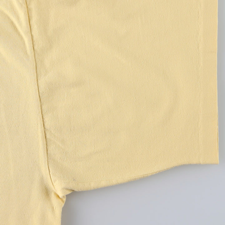 80s-90'S FIELD & STREAM Print T-Shirt, Made in USA, Men's XL equivalent, Vintage cotton yellow type Vintage Second Hand