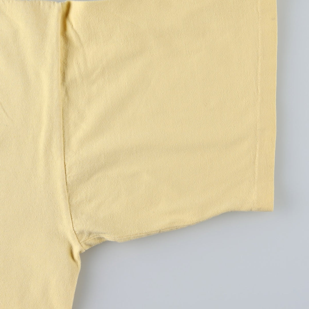 80s-90'S FIELD & STREAM Print T-Shirt, Made in USA, Men's XL equivalent, Vintage cotton yellow type Vintage Second Hand