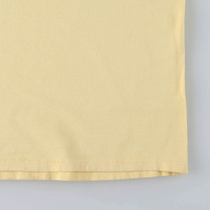 80s-90'S FIELD & STREAM Print T-Shirt, Made in USA, Men's XL equivalent, Vintage cotton yellow type Vintage Second Hand