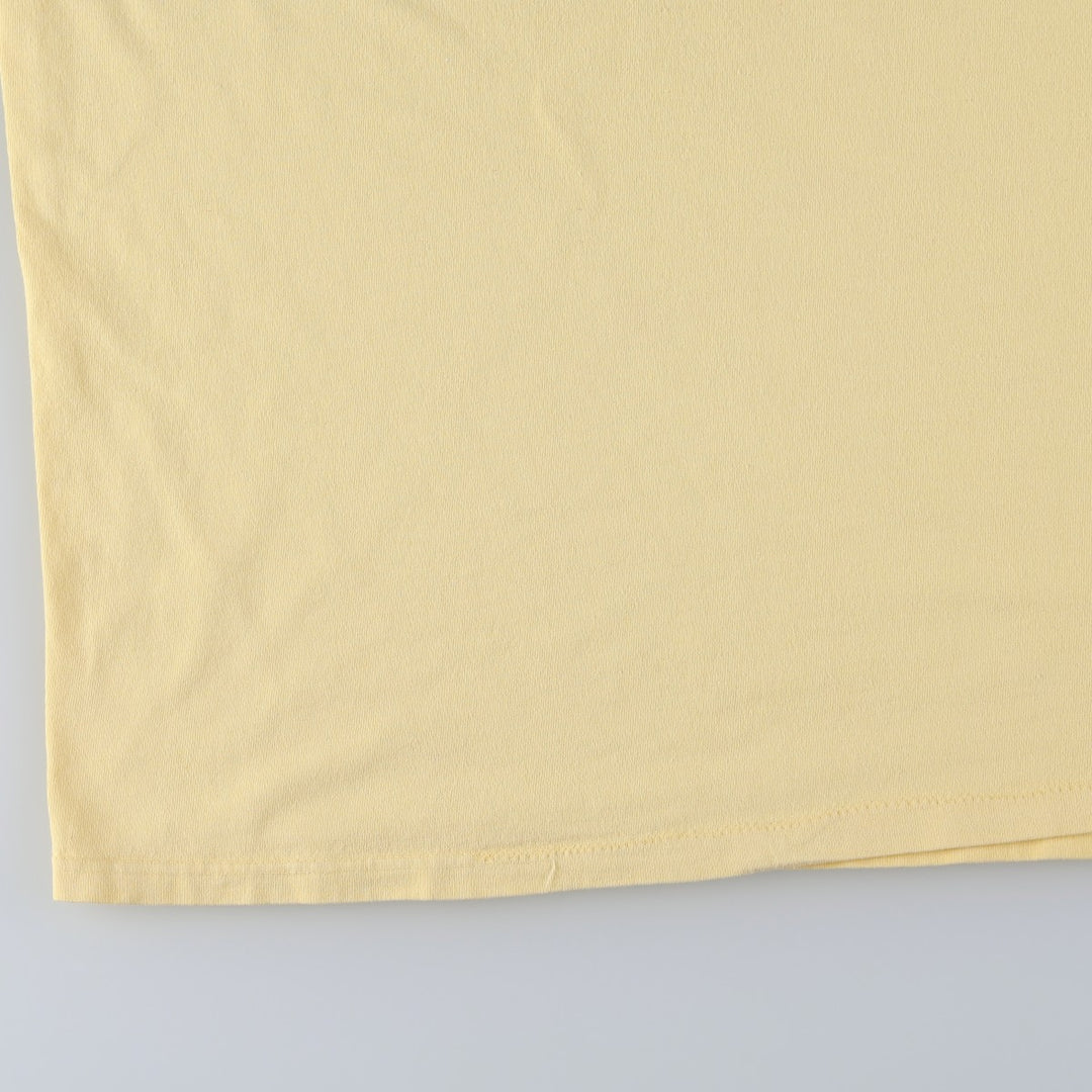 80s-90'S FIELD & STREAM Print T-Shirt, Made in USA, Men's XL equivalent, Vintage cotton yellow type Vintage Second Hand