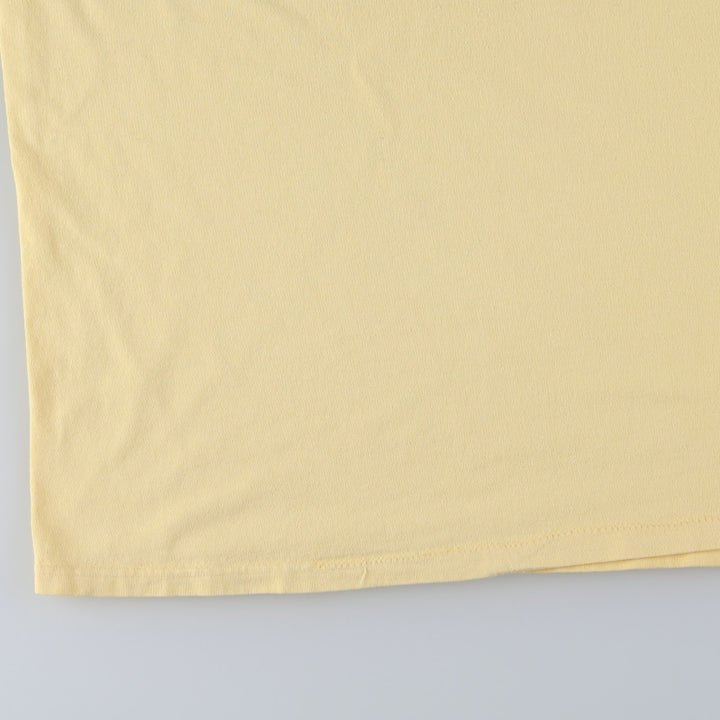 80s-90'S FIELD & STREAM Print T-Shirt, Made in USA, Men's XL equivalent, Vintage cotton yellow type Vintage Second Hand