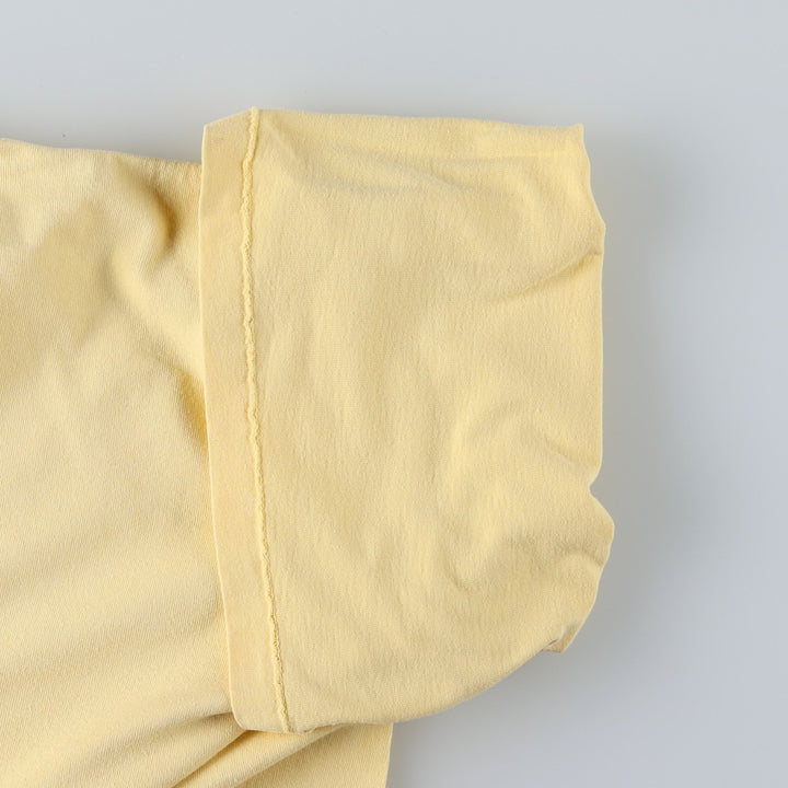 80s-90'S FIELD & STREAM Print T-Shirt, Made in USA, Men's XL equivalent, Vintage cotton yellow type Vintage Second Hand