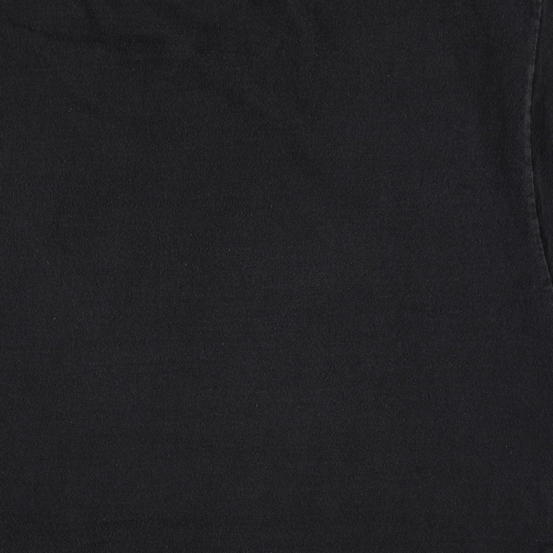 90'S Fruit of the Loom print T-shirt, Made in USA, Men's XL cotton black type Vintage Second Hand