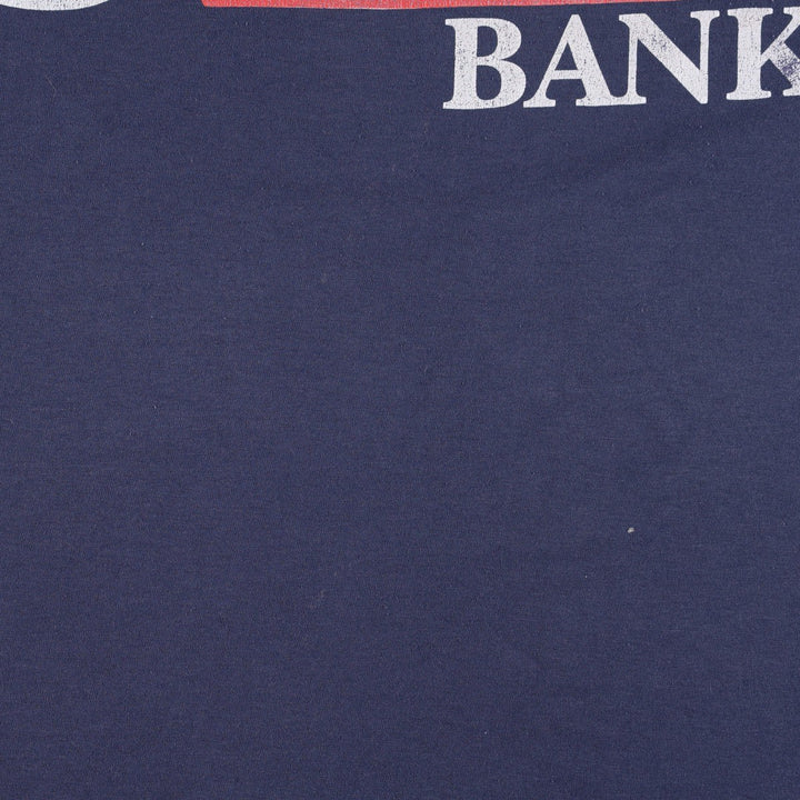 90'S Fruit of the Loom Best Advertising T-Shirt, Made in USA, Men's XL equivalent, Vintage cotton navy blue type Vintage Second Hand