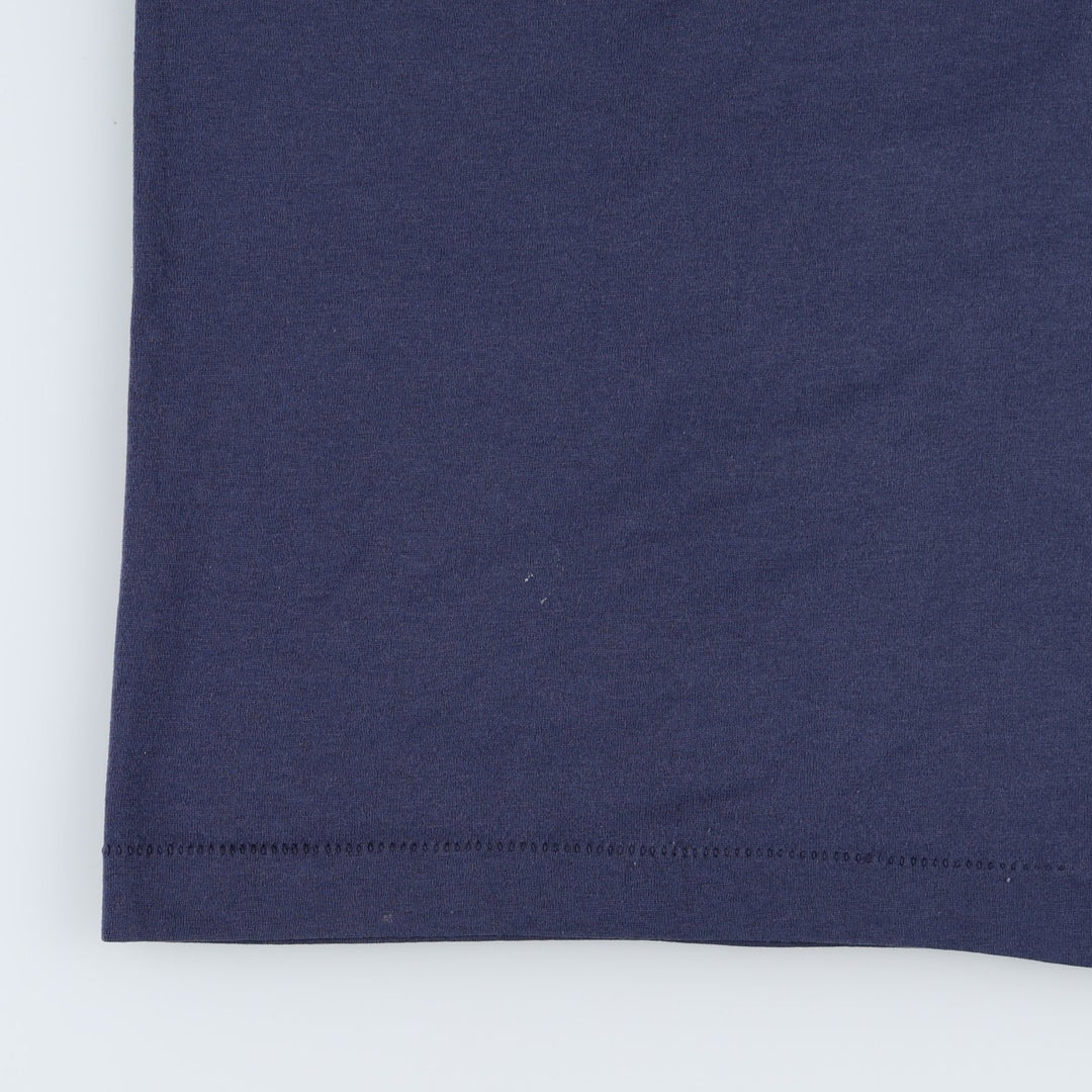 90'S Fruit of the Loom Best Advertising T-Shirt, Made in USA, Men's XL equivalent, Vintage cotton navy blue type Vintage Second Hand