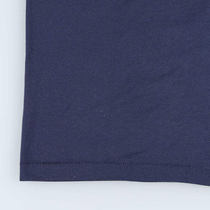 90'S Fruit of the Loom Best Advertising T-Shirt, Made in USA, Men's XL equivalent, Vintage cotton navy blue type Vintage Second Hand