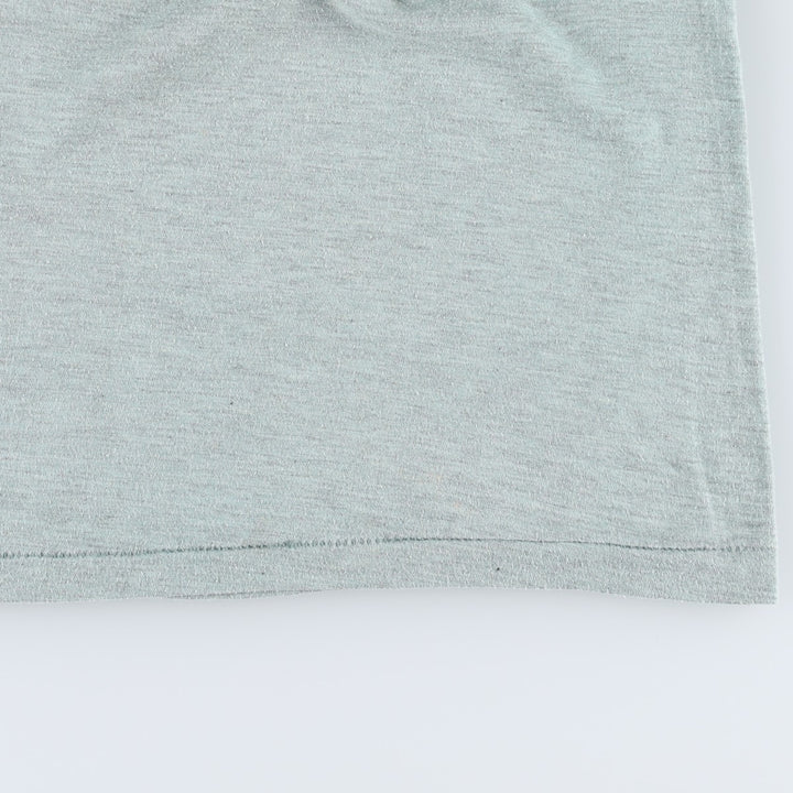 Printed T-shirt, men's size XL cotton Mint green Vintage Second Hand