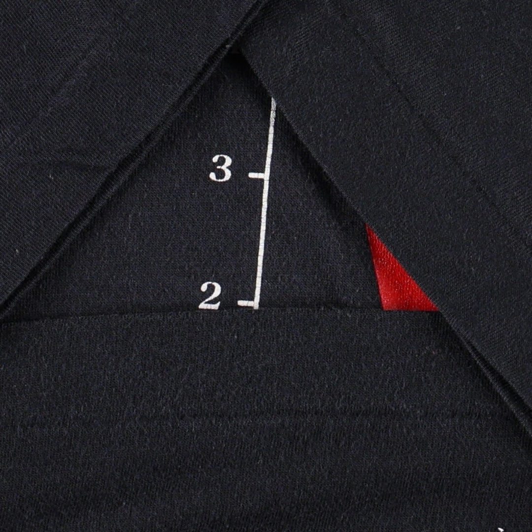 Printed T-shirt, men's size XL unclear black type Vintage Second Hand