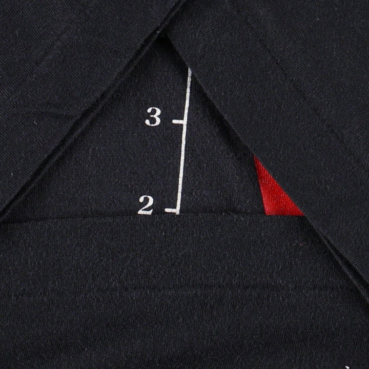 Printed T-shirt, men's size XL unclear black type Vintage Second Hand