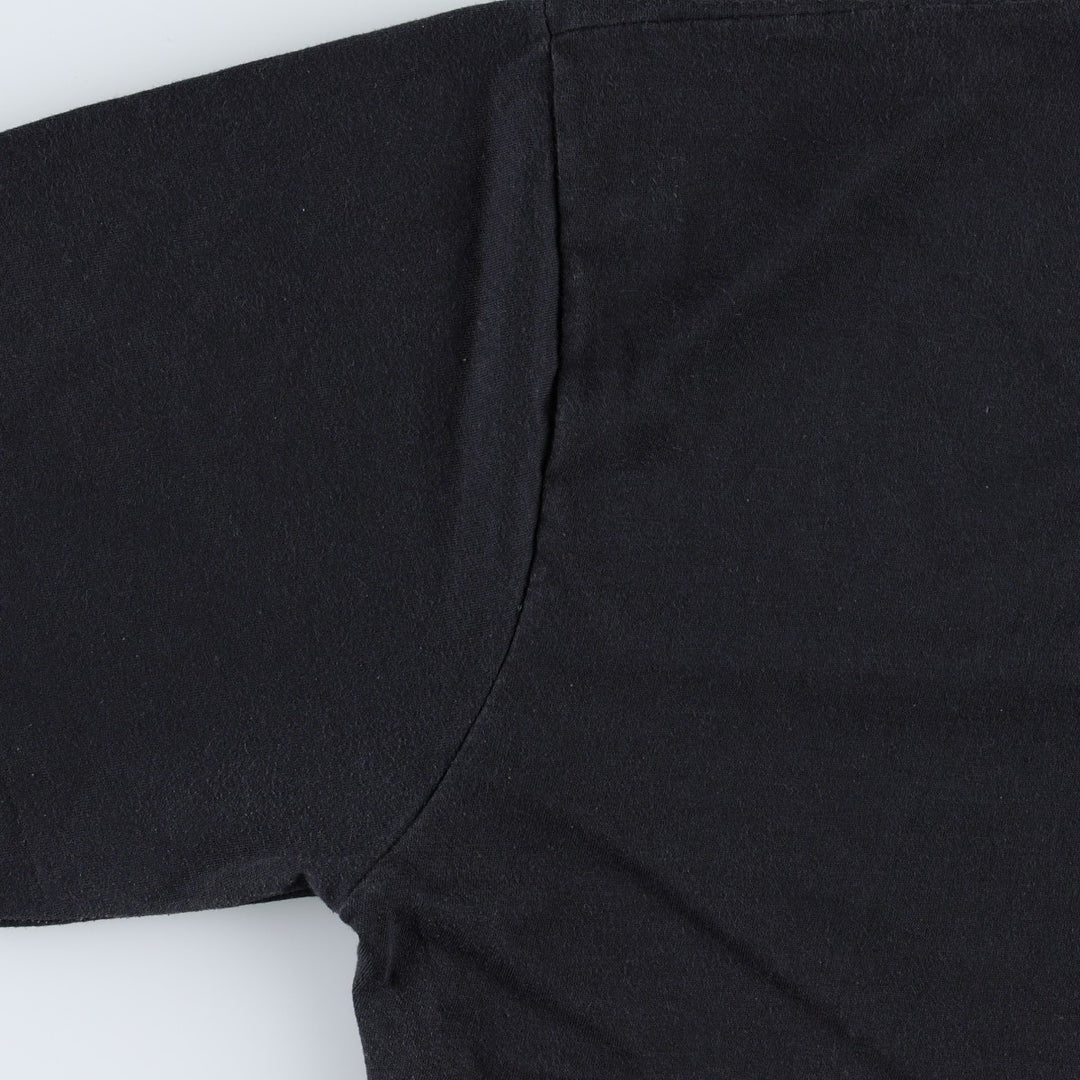 Printed T-shirt, men's size XL unclear black type Vintage Second Hand