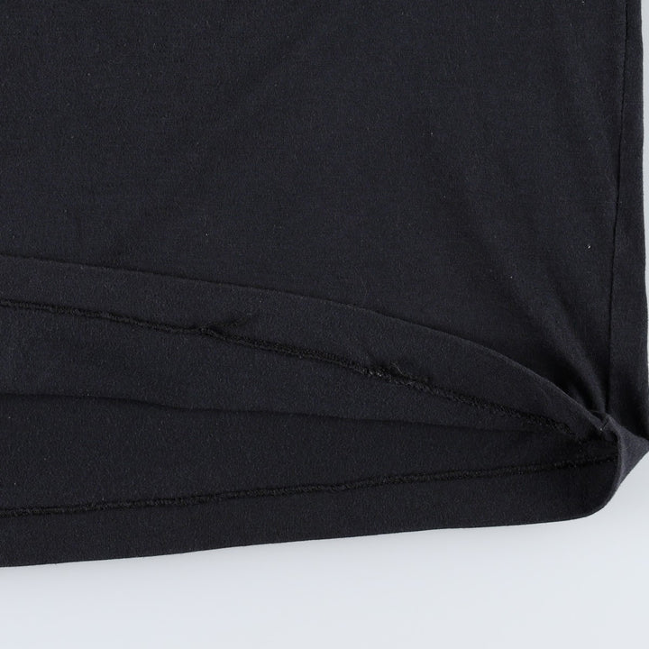 Printed T-shirt, men's size XL unclear black type Vintage Second Hand