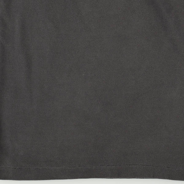80'S Hanes BEEFY-T Blue Tag BLACKHORSE Print T-Shirt Made in USA Men's XL Equivalent Vintage cotton black type Vintage Second Hand