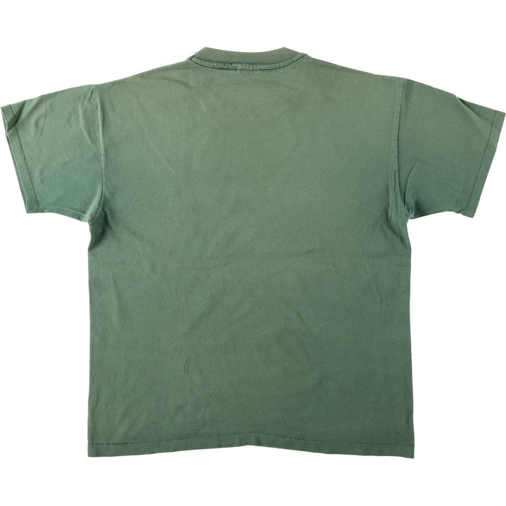 90'S Anvil Prince Albert Print T-Shirt, Made in USA, Men's XL equivalent, Vintage cotton green type Vintage Second Hand