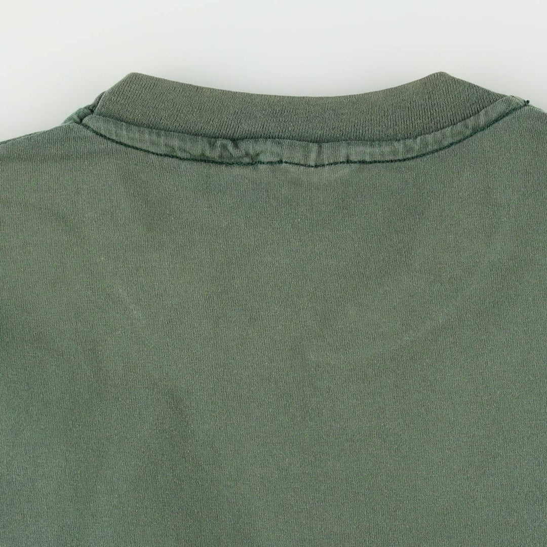 90'S Anvil Prince Albert Print T-Shirt, Made in USA, Men's XL equivalent, Vintage cotton green type Vintage Second Hand