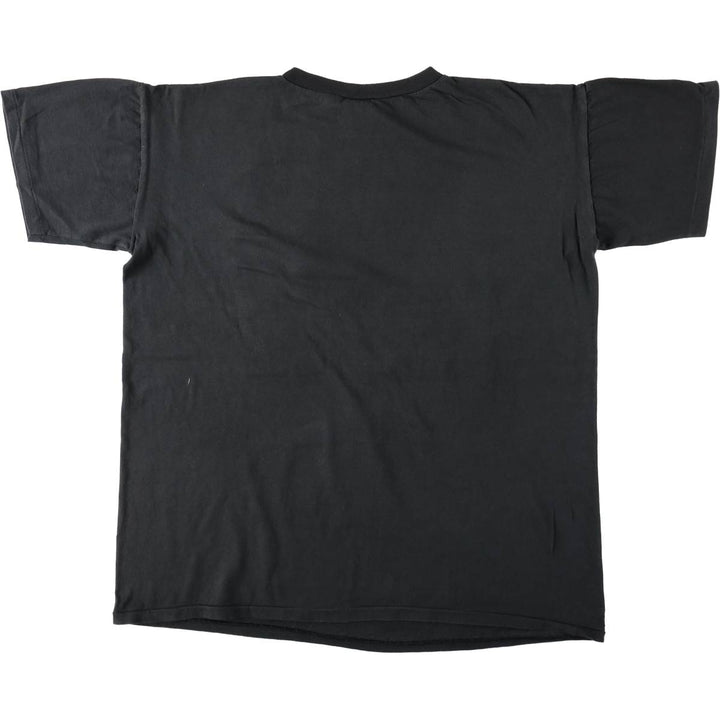 90'S GROUND CONTROL Print T-Shirt, Made in USA, Men's XL equivalent, Vintage cotton black type Vintage Second Hand