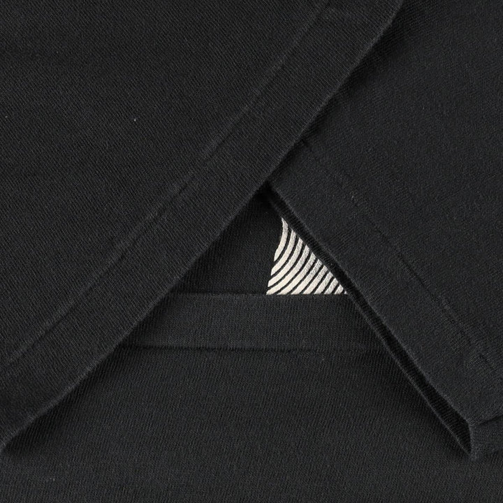 90'S GROUND CONTROL Print T-Shirt, Made in USA, Men's XL equivalent, Vintage cotton black type Vintage Second Hand