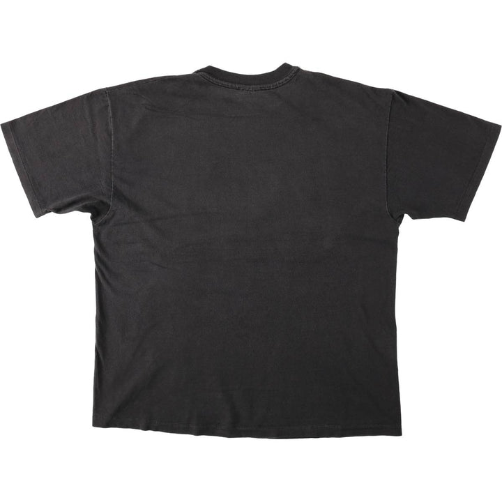 90'S Hanes BEEFY-T Printed T-shirt Made in USA Men's XL Vintage cotton black type Vintage Second Hand