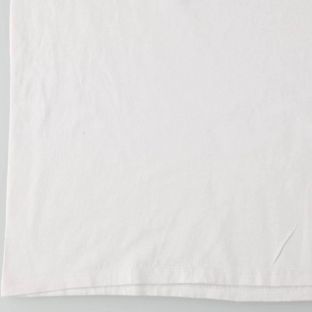 IN-N-OUT BURGER advertising T-shirt, made in the USA, men's size XL equivalent, double-sided print. cotton white type Vintage Second Hand