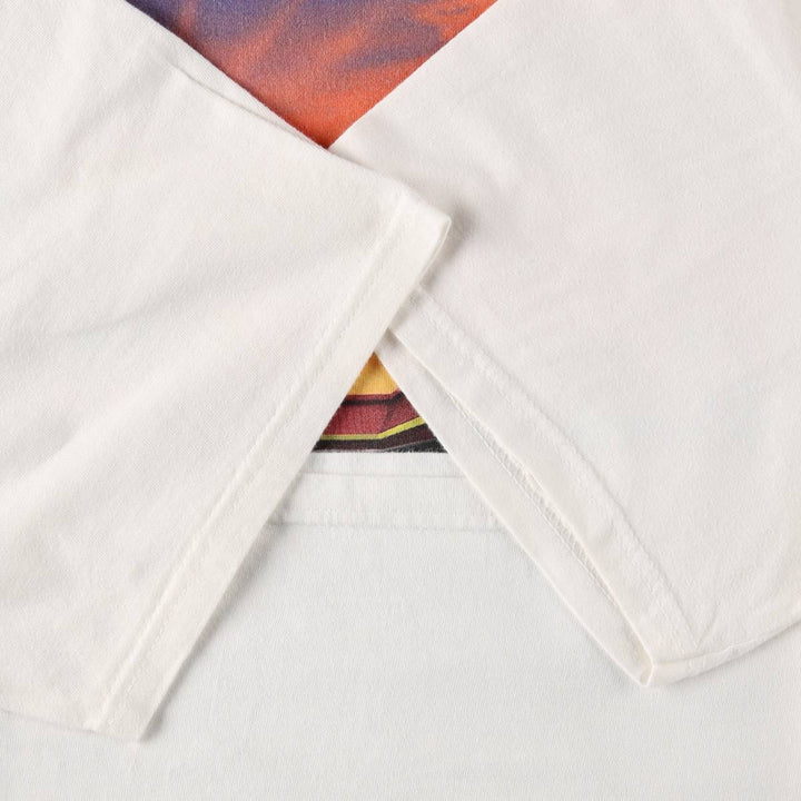 Hanes BEEFY-T IN-N-OUT BURGER Advertising T-Shirt, Men's XXL equivalent. cotton white type Vintage Second Hand