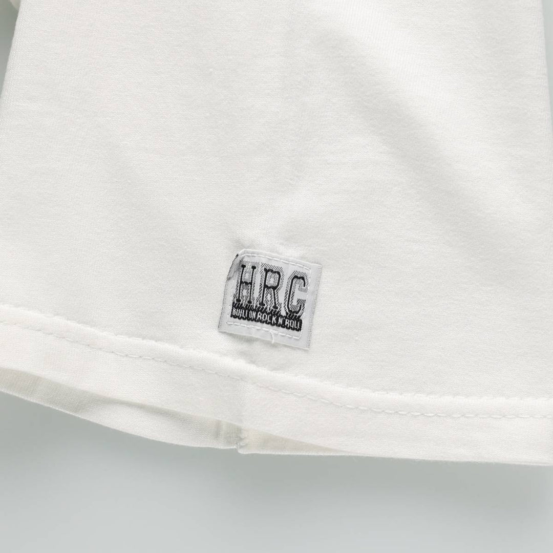 HARD ROCK CAFE Hard Rock Cafe Advertising T-shirt Made in USA Men's L size cotton white type Vintage Second Hand