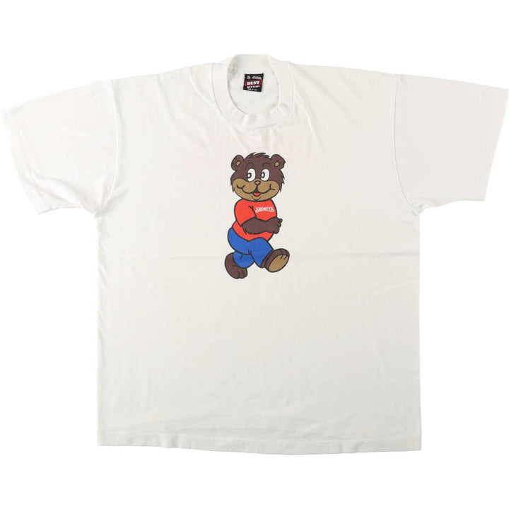 90'S Fruit of the Loom BEST SHONEY'S Advertising T-Shirt, Made in USA, Men's XL equivalent, Vintage cotton white type Vintage Second Hand