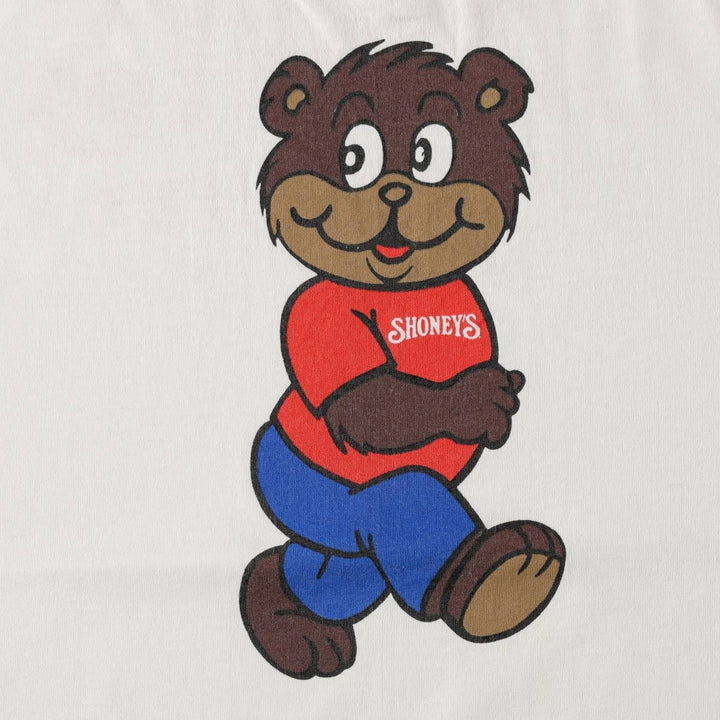 90'S Fruit of the Loom BEST SHONEY'S Advertising T-Shirt, Made in USA, Men's XL equivalent, Vintage cotton white type Vintage Second Hand