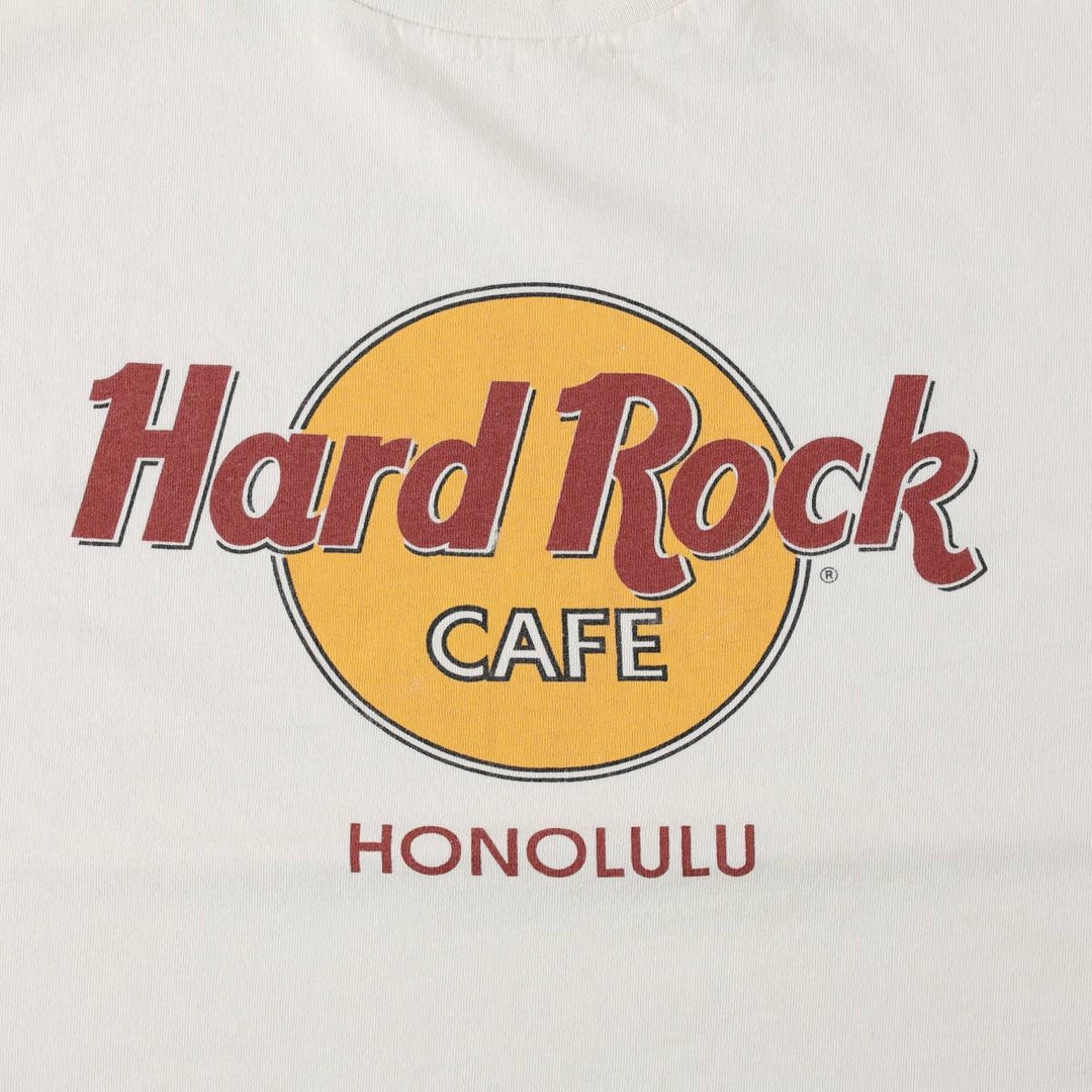 HARD ROCK CAFE Hard Rock Cafe Advertising T-shirt Made in USA Men's XL cotton white type Vintage Second Hand